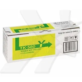 Kyocera Original Toner TK580Y, yellow, 2800S, 1T02KTANL0, Kyocera FS- C5150DN, O